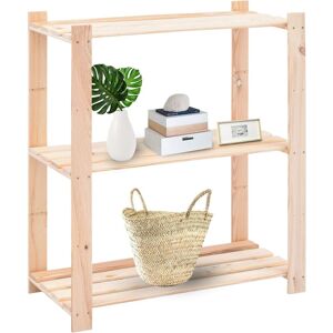 Berkfield Home - Mayfair 3-Tier Storage Racks 3 pcs 80x38x90 cm Solid Pinewood 150 kg