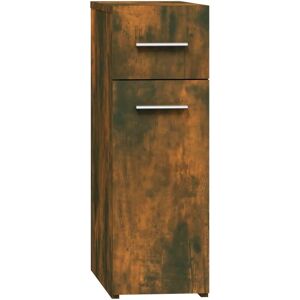 BERKFIELD HOME Mayfair Apothecary Cabinet Smoked Oak 20x45.5x60 cm Engineered Wood