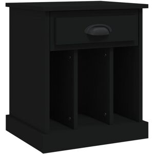 Berkfield Home - Mayfair Bedside Cabinet Black 43x36x50 cm