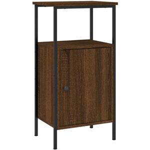 Berkfield Home - Mayfair Bedside Cabinet Brown Oak 41x31x80 cm Engineered Wood