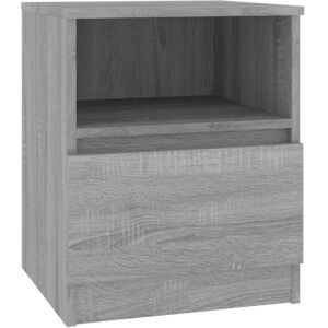 Berkfield Home - Mayfair Bedside Cabinet Grey Sonoma 40x40x50 cm Engineered Wood