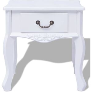 Berkfield Home - Mayfair Bedside Cabinet mdf White