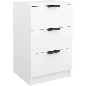 Berkfield Home - Mayfair Bedside Cabinet White 40x36x65 cm