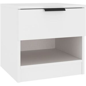 BERKFIELD HOME Mayfair Bedside Cabinet White Engineered Wood