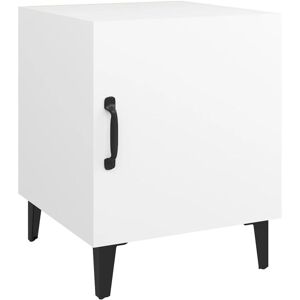 Berkfield Home - Mayfair Bedside Cabinet White Engineered Wood