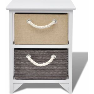 Berkfield Home - Mayfair Bedside Cabinet Wood