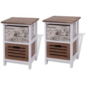 Berkfield Home - Mayfair Bedside Cabinets 2 pcs Wood