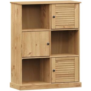 BERKFIELD HOME Mayfair Bookcase vigo 90x35x114.5 cm Solid Wood Pine