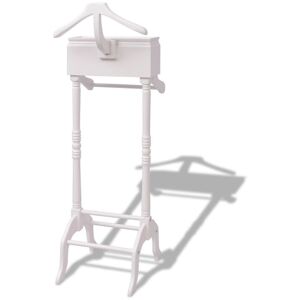 Berkfield Home - Mayfair Clothing Rack with Cabinet Wood White