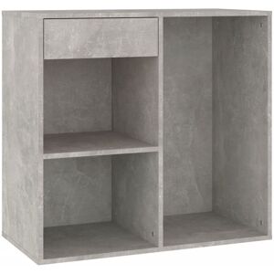 BERKFIELD HOME Mayfair Cosmetic Cabinet Concrete Grey 80x40x75 cm Engineered Wood