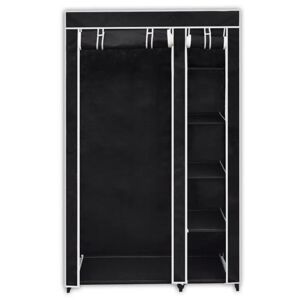 Berkfield Home - Mayfair Folding Wardrobe Black 110x45x175 cm