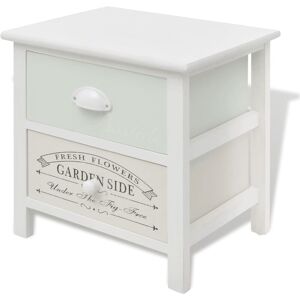 Berkfield Home - Mayfair French Bedside Cabinet Wood