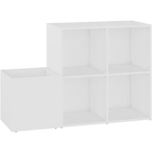 BERKFIELD HOME Mayfair Hall Shoe Cabinet White 105x35.5x70 cm Engineered Wood