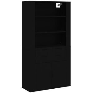 Berkfield Home - Mayfair Highboard Black Engineered Wood