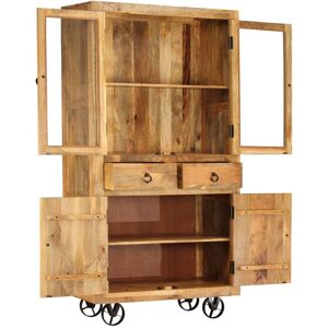 BERKFIELD HOME Mayfair Highboard Solid Mango Wood 95x45x185 cm