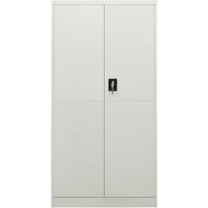 Berkfield Home - Mayfair Locker Cabinet Light Grey 90x40x180 cm Steel