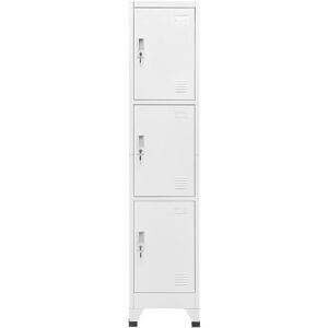 Berkfield Home - Mayfair Locker Cabinet with 3 Compartments 38x45x180 cm