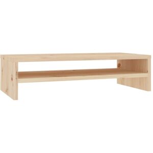 Berkfield Home - Mayfair Monitor Stand 50x24x13 cm Solid Wood Pine