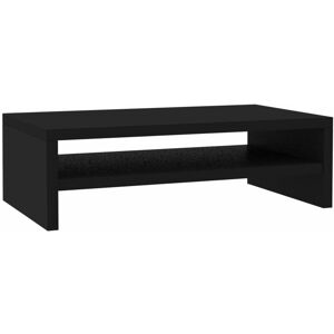 Berkfield Home - Mayfair Monitor Stand Black 42x24x13 cm Engineered Wood