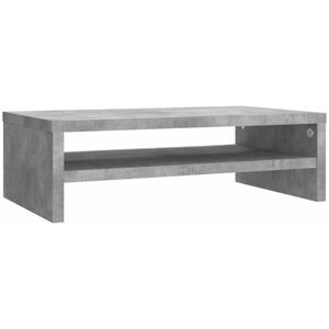 Berkfield Home - Mayfair Monitor Stand Concrete Grey 42x24x13 cm Engineered Wood