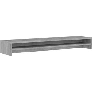 Berkfield Home - Mayfair Monitor Stand Grey Sonoma 100x24x13 cm Engineered Wood