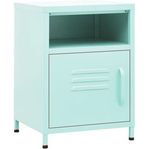 Berkfield Home - Mayfair Nightstand Mint 35x35x51 cm Steel