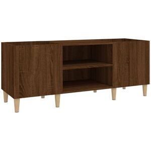 Berkfield Home - Mayfair Record Cabinet Brown Oak 121x38x48 cm Engineered Wood