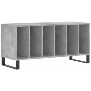 Berkfield Home - Mayfair Record Cabinet Concrete Grey 100x38x48 cm Engineered Wood