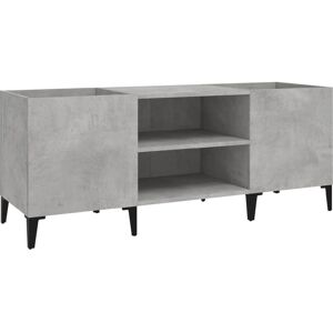 Berkfield Home - Mayfair Record Cabinet Concrete Grey 121x38x48 cm Engineered Wood