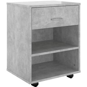 Berkfield Home - Mayfair Rolling Cabinet Concrete Grey 46x36x59 cm Engineered Wood