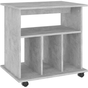 Berkfield Home - Mayfair Rolling Cabinet Concrete Grey 60x45x60 cm Engineered Wood