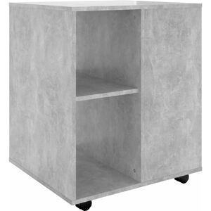 Berkfield Home - Mayfair Rolling Cabinet Concrete Grey 60x53x72 cm Engineered Wood