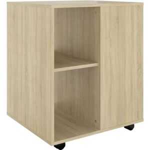 Berkfield Home - Mayfair Rolling Cabinet Sonoma Oak 60x53x72 cm Engineered Wood