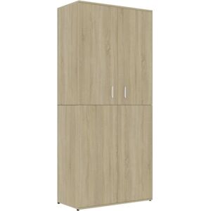 BERKFIELD HOME Mayfair Shoe Cabinet Sonoma Oak 80x39x178 cm Engineered Wood