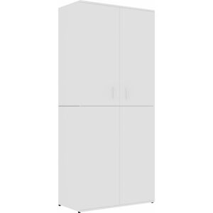 BERKFIELD HOME Mayfair Shoe Cabinet White 80x39x178 cm Engineered Wood