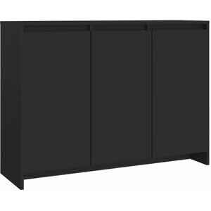 BERKFIELD HOME Mayfair Sideboard Black 102x33x75 cm Engineered Wood