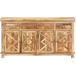 BERKFIELD HOME Mayfair Sideboard with 4 Drawers 160x40x85 cm Solid Mango Wood