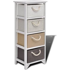 Berkfield Home - Mayfair Storage Cabinet 4 Drawers Wood