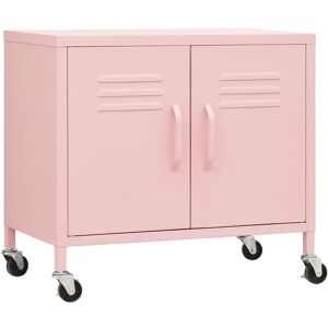 Berkfield Home - Mayfair Storage Cabinet Pink 60x35x56 cm Steel