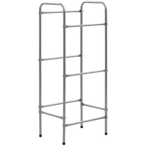 Berkfield Home - Mayfair Storage Shelf for 3 Crates Silver 50x33x116 cm Steel