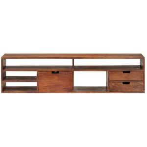 Berkfield Home - Mayfair tv Cabinet 140x30x35 cm Solid Acacia Wood