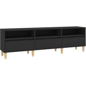 BERKFIELD HOME Mayfair tv Cabinet Black 150x30x44.5 cm Engineered Wood