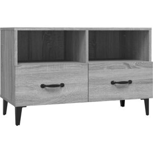 BERKFIELD HOME Mayfair TV Cabinet Grey Sonoma 80x36x50 cm Engineered Wood