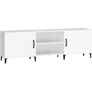 BERKFIELD HOME Mayfair tv Cabinet High Gloss White 150x30x50 cm Engineered Wood