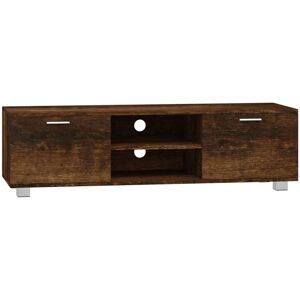 BERKFIELD HOME Mayfair tv Cabinet Smoked Oak 140x40.5x35 cm Engineered Wood