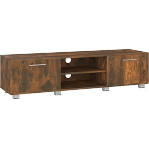 BERKFIELD HOME Mayfair tv Cabinet Smoked Oak 140x40x35 cm Engineered Wood