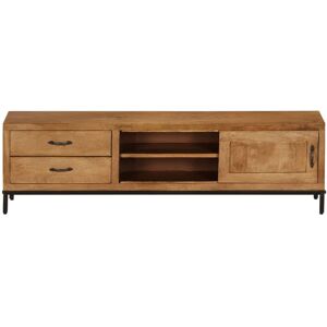 BERKFIELD HOME Mayfair tv Cabinet Solid Mango Wood 140x30x40 cm