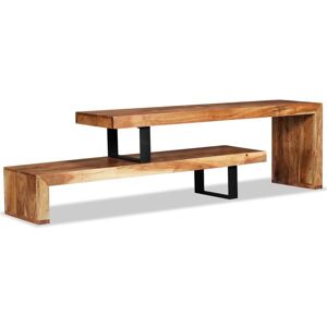 BERKFIELD HOME Mayfair TV Stand Solid Acacia Wood