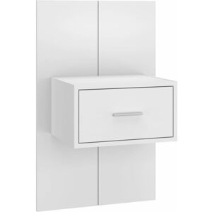 Berkfield Home - Mayfair Wall-mounted Bedside Cabinet White