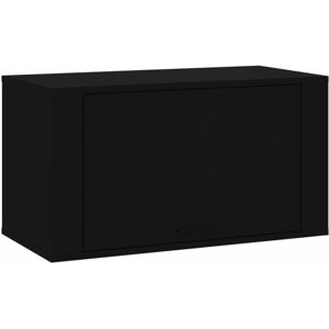 BERKFIELD HOME Mayfair Wall-mounted Shoe Cabinet Black 70x35x38 cm Engineered Wood